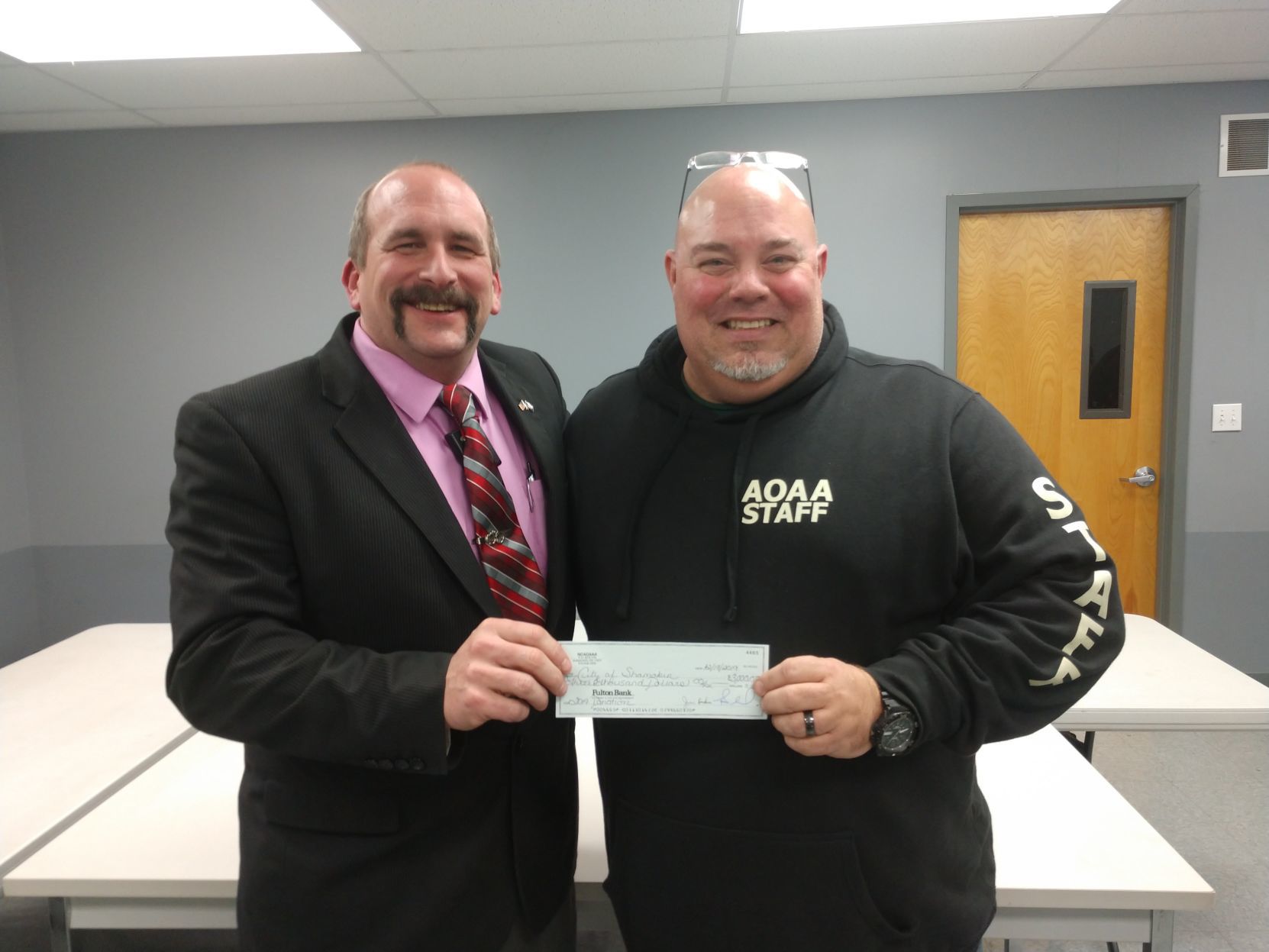 AOAA donates $3,000 to City of Shamokin